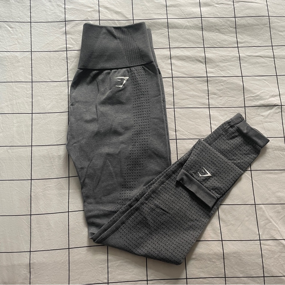 Gymshark Vital Seamless Leggings - Smokey Grey Marl